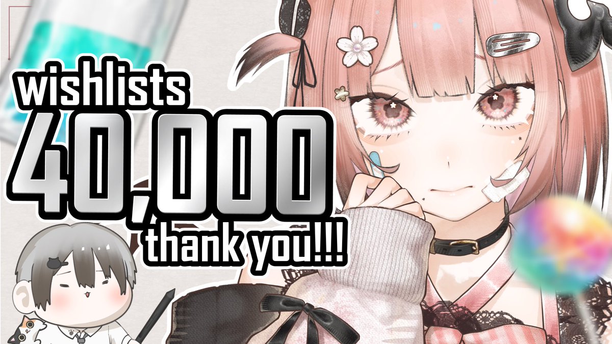 MagicalGirlER's tweet photo. こちら魔法少女救命外科のウィッシュリストが40,000件を突破しました！ https://t.co/rVuw8WjiL0