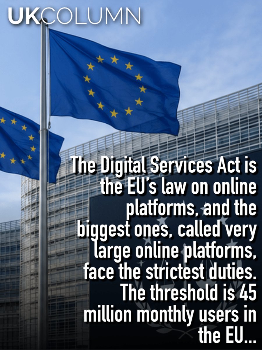ukcolumn's tweet photo. 🌐 General court dismisses Stripchat's action against it's designation as a very large online platform...

Want to learn more?
Subscribe to the UK Column Weekly Newsletter

#EU #Stripchat #Digital #Online #News https://t.co/PcXlJbNzaV