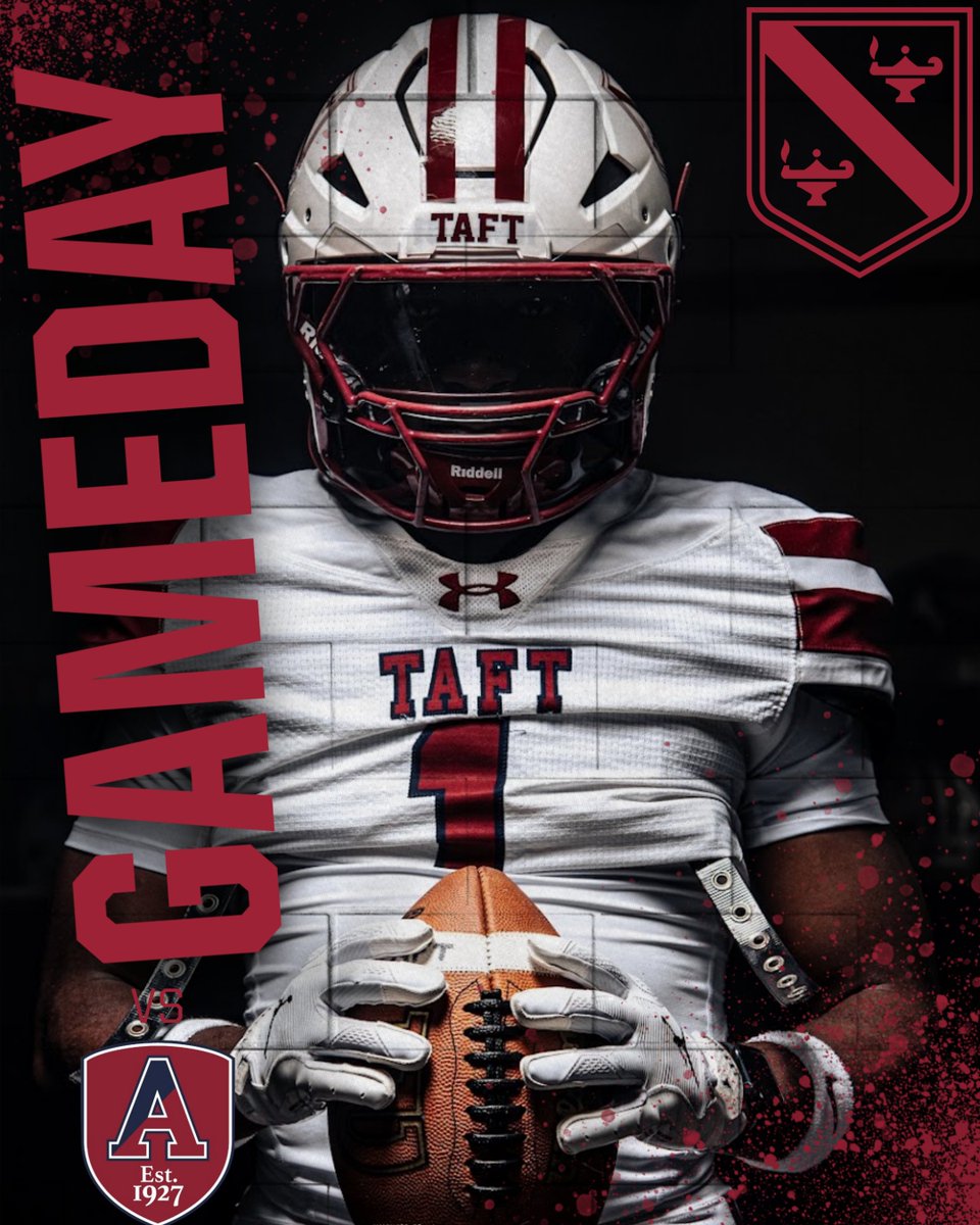 TaftFootballCT's tweet photo. 3:00pm. Rockefeller Field. HOME. Senior Day. #FollowtheSpearhead https://t.co/XnvtGVjZzL