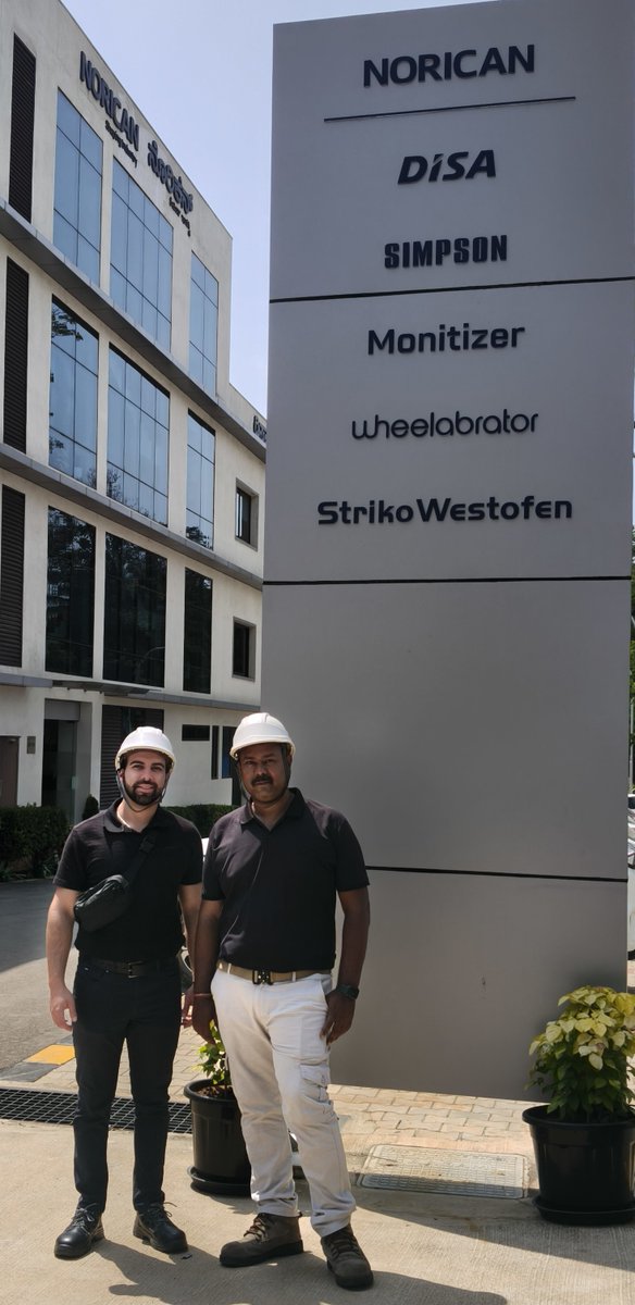 Simpson_Group's tweet photo. Bringing Simpson equipment closer to our customers. 
Our North American Mechanical Engineer, Manousos Papadakis, is sharing engineering expertise to strengthen regional capabilities and help bring Simpson solutions closer to the markets we serve.
#CustomerFocus #Norican https://t.co/viQhs80FzZ