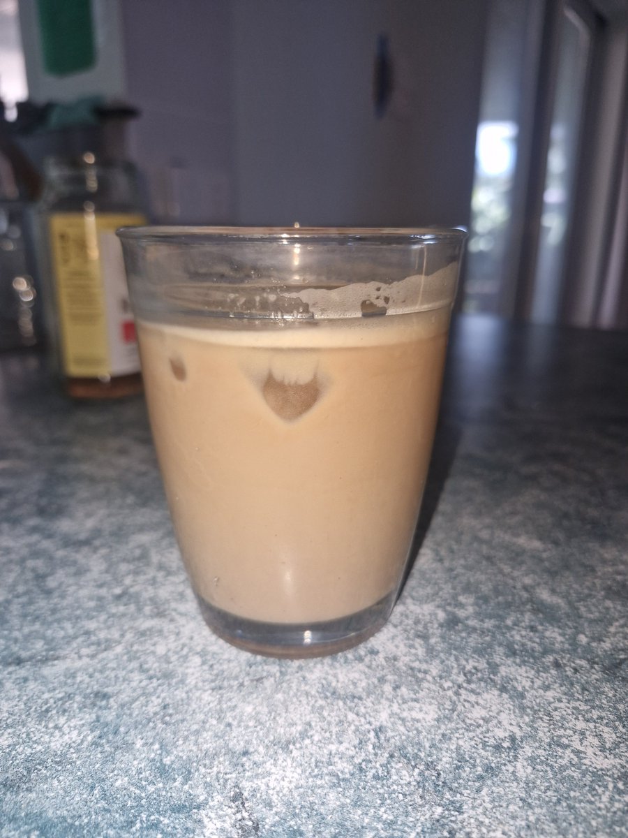 anything4uboss's tweet photo. Is the ice cube in my coffee a love heart or devils horns..? https://t.co/tUDFNPWCOx