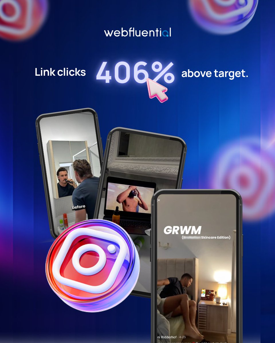WebfluentialZA's tweet photo. Men’s grooming has always had a talking problem.

The products sell, but in South Africa the conversation has mostly happened behind closed bathroom doors. So when a leading national health and beauty retailer asked us to drive awareness and clicks for its grooming range, the real job was giving men permission to talk about it.

The results:
📈 Link clicks 406% above target
💸 Cost per click 80% below target
👆 Meta click-through rate about 2.7x the retail benchmark
✅ Zero budget variance

The biggest surprise? The highest engagement rate didn’t come from the most polished content. It came from an everyday creator holding a product in a real bathroom.

And the comments section? It turned into a brotherhood, with men publicly saying they’d try the products.

Read the full case study via the link 🔗: https://t.co/Bj8VQweDGX 

#InfluencerMarketing #MensGrooming #CreatorMarketing #InfluencerMarketingSouthAfrica #UGC #MicroInfluencers #CaseStudy #Webfluential
