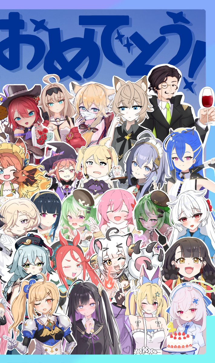 kasa9080's tweet photo. 🎉 ステラソラ1周年記念合作 🎉
​総勢45名・66キャラの超豪華大集合イラスト！✨
みんなの愛が詰まった作品をぜひご覧ください！  

​​🔽参加者一覧はリプライ（ツリー）にて！
#ステラソラ ​#ステラソラ1周年_ファン合作
#StellaSora ​#StellaSola1yr_FanCollab https://t.co/KExwyGuoZL