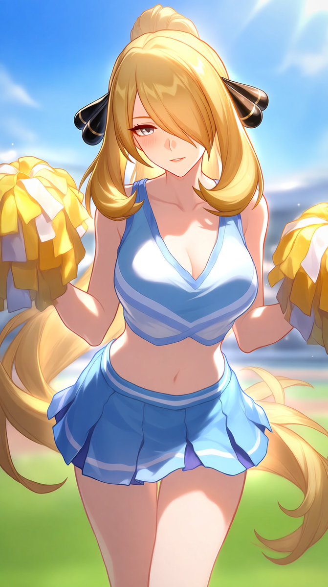 Setsuna_Zero73's tweet photo. チアガールシロナ
#ポケモン
#Pokemon
#シロナ
#Cynthia https://t.co/02IFWfj5SN