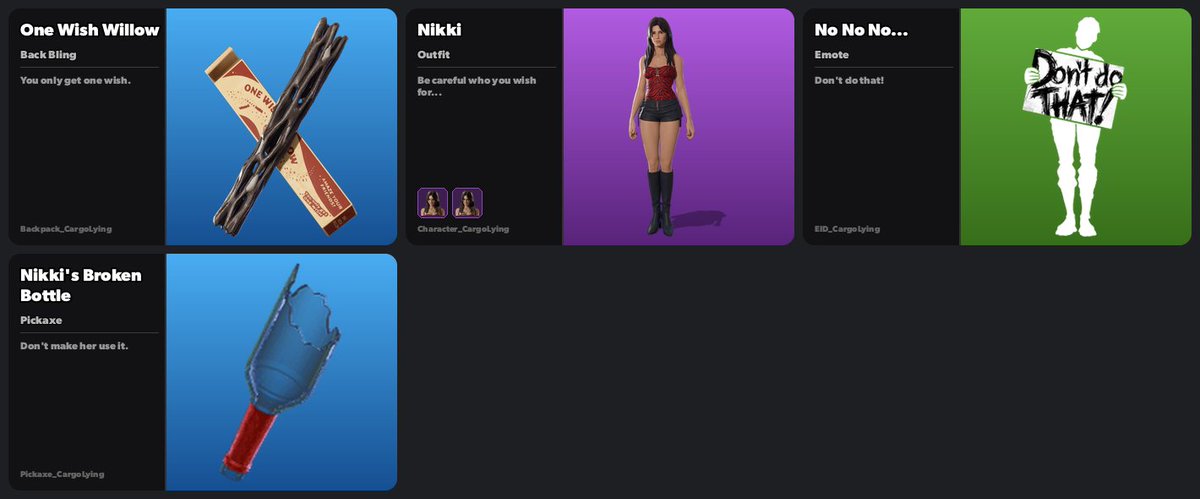 FireMonkey's tweet photo. Obsession x Fortnite: All Cosmetics Decrypted!

The Obsession Bundle releases October 21st @ 8 PM ET

Includes:
- Outfit
- Back Bling
- Pickaxe
- Emote https://t.co/z1P4JObjq2