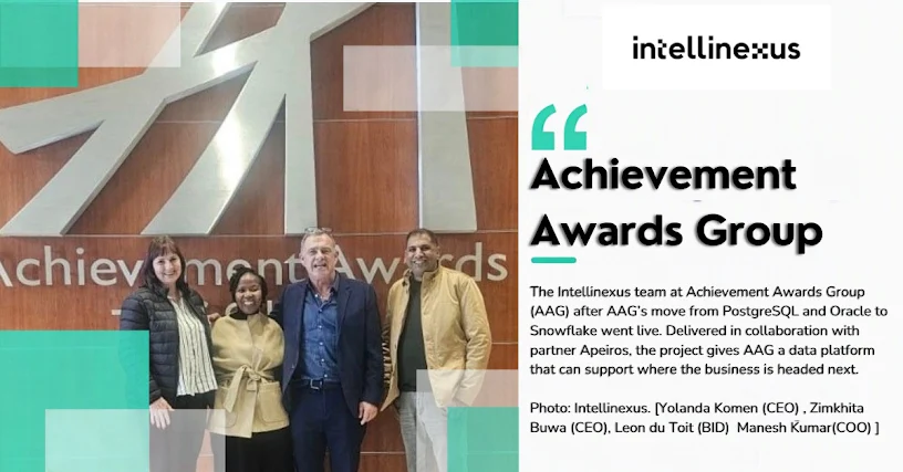 ITWebConnect's tweet photo. Intellinexus, Apeiros successfully deliver an enterprise cloud data platform on Snowflake for Achievement Awards Group #Intellinexus

https://t.co/T89gGSTn4v https://t.co/m8aZrj6LL4