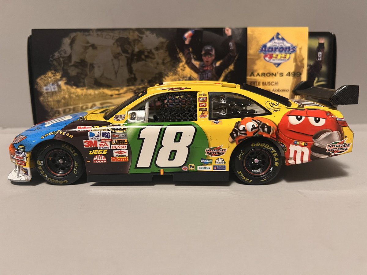RavinDaveRich8's tweet photo. @KyleBusch won the Cup Race twice @TALLADEGA First in 2008 with @JoeGibbsRacing and M&amp;M’s and again in 2023 with @RCRracing and Mclaren Custom Grills. I’m fortunate enough to have both race winning diecast🐐
#ForEverRowdy   #WeRaceOn https://t.co/TpRtFyxmSO