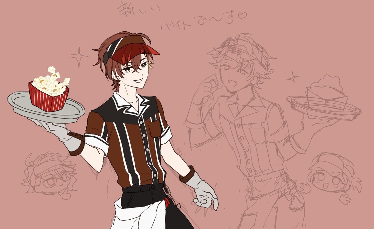 _shirosawa's tweet photo. まだ載せるような絵ではないけどちゃんと描いてますよという尻叩き証明としてフリートって良かったなと思ってる　今だとwipだよね https://t.co/aS739UscNm
