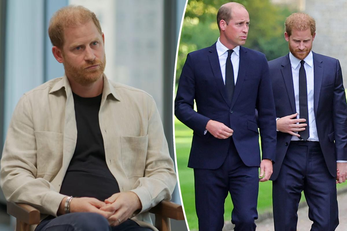 nypost's tweet photo. Prince Harry insists he wants to reconcile with Prince William — but claims ‘some people don’t want to’ resolve issues https://t.co/zqi6JR4bwi https://t.co/GyXV0dfAMG