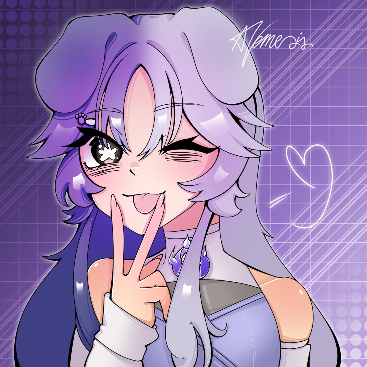 nexemesis's tweet photo. Et voici la dernière partie du bundle - la photo de profil ! Merci beaucoup pour votre confiance encore une fois, j'espère toujours que mes artworks continueront de plaire! 
On se retrouve soon pour une refsheet, un dessin de Shaula &amp; le design pour Selashio! https://t.co/mcY1GWwSQ5