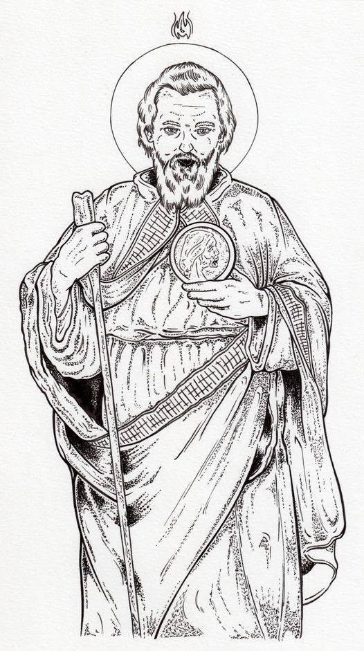 macandtrouble's tweet photo. This is the beginning of Saint Jude week - my patron saint, &amp; who I'm named after.
Jude Thaddeus was one of the Twelve Apostles of Jesus, &amp; is the Patron Saint of Hope &amp; impossible causes.

God bless you all.
You are all loved.#SaintJudeThaddeus #SaintJude #Jude #saint #Apostle https://t.co/21nfvCVuZF