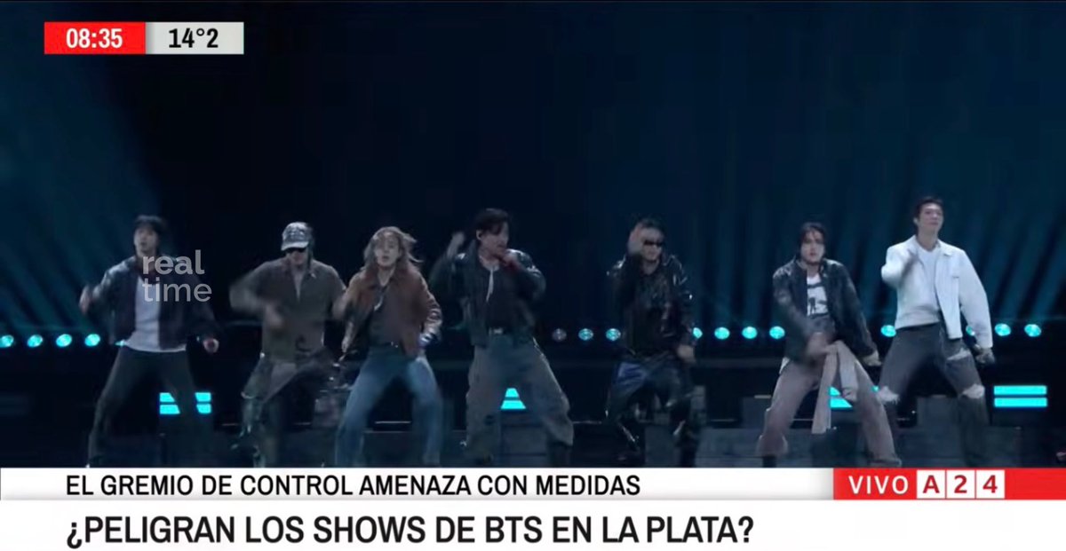 RealTimeRating's tweet photo. PELIGRAN LOS SHOWS DE BTS POR UNA PROTESTA GREMIAL. https://t.co/8P32bxflIj