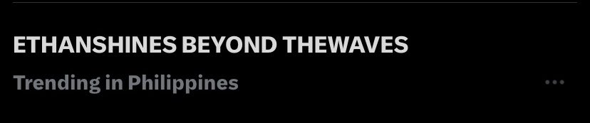 ECLIPSEIANS's tweet photo. wowww naman kayo 🫶

ETHANSHINES BEYOND THEWAVES
#EthanBornToBeIconic https://t.co/f9JNJByDa3