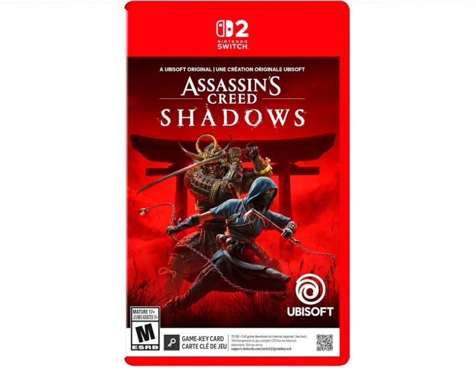 danielreen's tweet photo. 🔴Rolando o menor preço histórico na mídia física de Assassin's Creed Shadows para Switch 2 (jogo em português em formato Game-Key Card) ficando por R$179!

Zeldo https://t.co/1iieYk1PaX https://t.co/T2nFeTtKZl