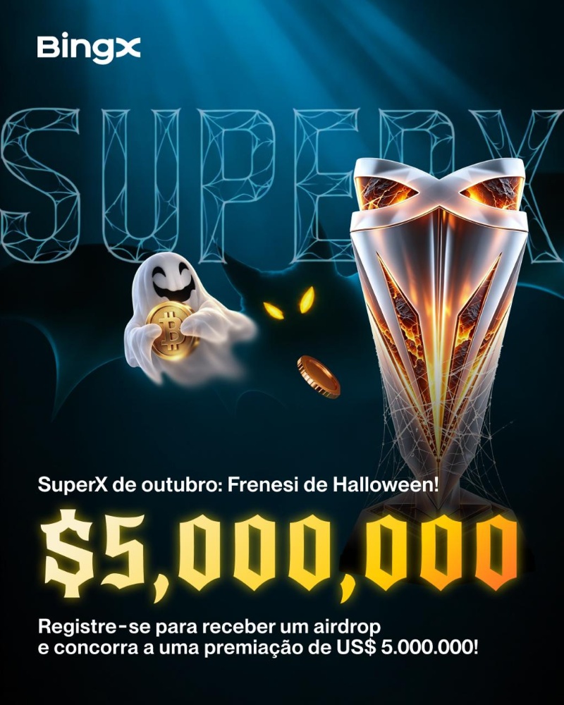 DoctorChain1's tweet photo. 🎃3 coisas inevitáveis no Halloween: fantasias, filmes de terror e airdrops grátis na @BingXOfficial! 
 👻A BingX lançou uma roleta premiada com $5M em prémios. Regista-te e ganha até 100 USDT (sem depósito) + giros na roleta!   
🔗 Garante o teu airdrop: https://t.co/QZyVsif5Me https://t.co/VzZTJ99AbW