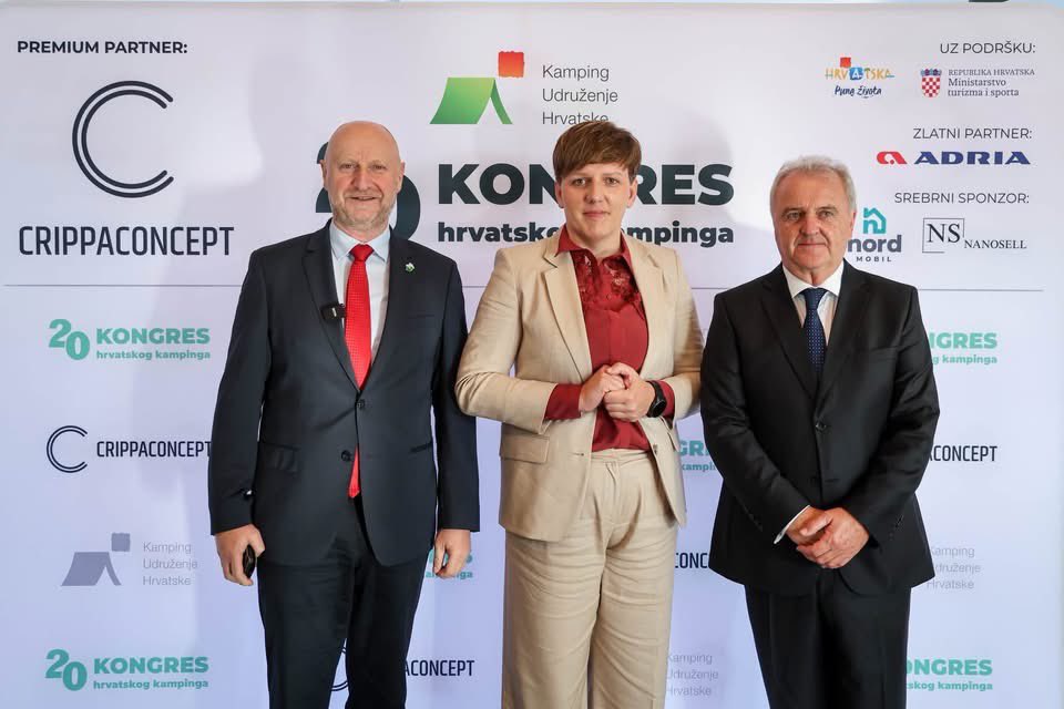 mintsRH's tweet photo. Državna tajnica @mintsRH Monika Udovičić nazočila je jubilarnom 20. Kongresu hrvatskog kampinga. Hrvatska je europska kamping destinacija broj jedan po kvaliteti, prema istraživanjima ADAC-a, najvećeg europskog automobilskog kluba! https://t.co/m21giAF6FQ