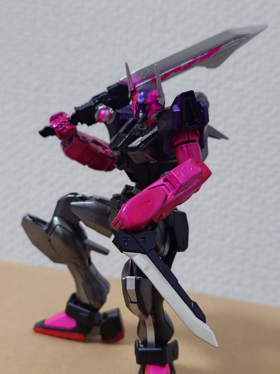 Ago_plamo's tweet photo. #ガンプラ #ガンプラ改造  #仮面ライダーゼッツ
ガンダムドォーン完成！
HGCEデスティニーガンダムをベースに #仮面ライダードォーン を作りました！ https://t.co/x6CEzJ13bM