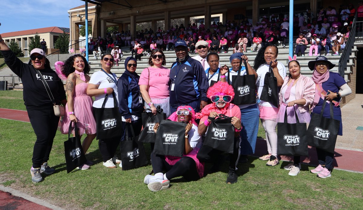 CPUT's tweet photo. About 400 staff members participated in the CPUT Run/Walk for Cancer, demonstrating their commitment to promoting cancer awareness and building a culture of support within the university community. 

Full story here: https://t.co/ljzCwQDTwk https://t.co/HfgndC8MFv