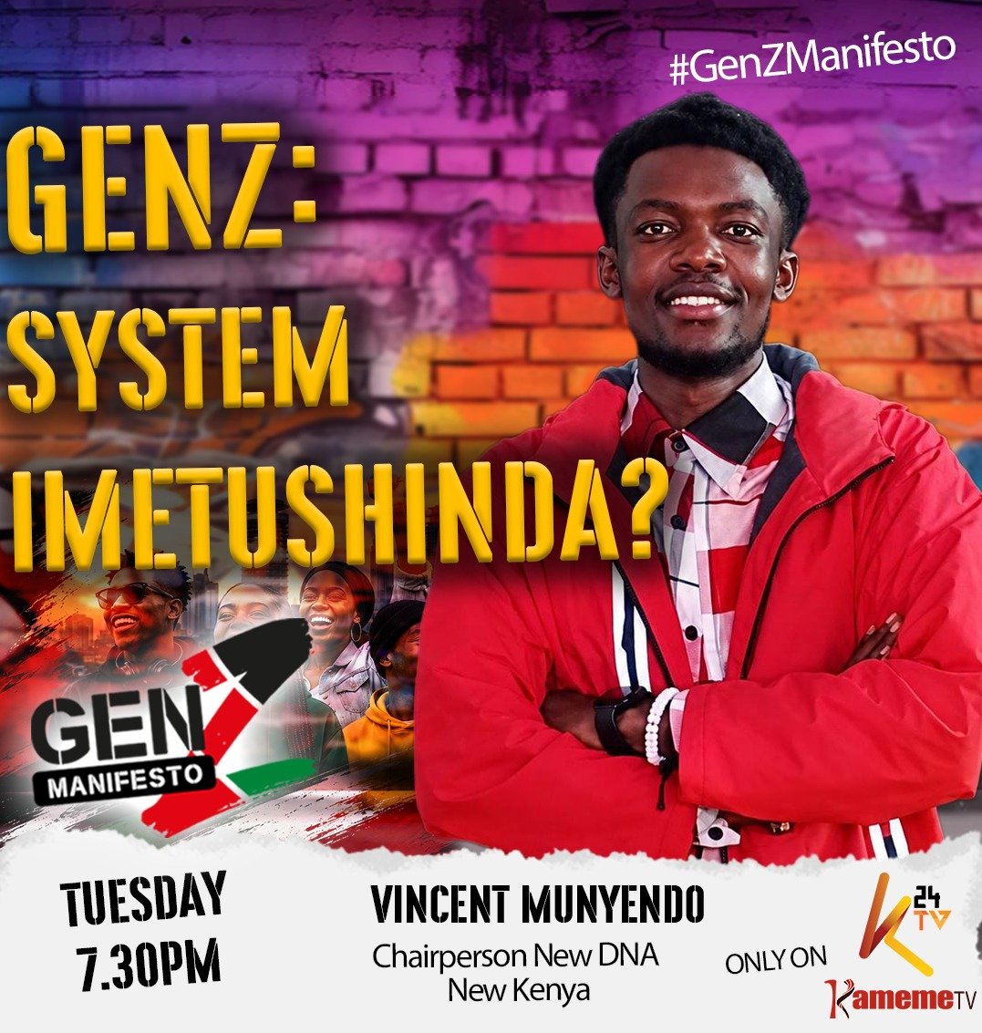 KamemeTvKenya's tweet photo. Umuthi, tabariraini ya GEN Z MANIFESTO: System imetushinda??

Wa keeri, 7.30-9.00 PM.
#genzmanifesto #KamemeTv https://t.co/I5LTVdL4O9