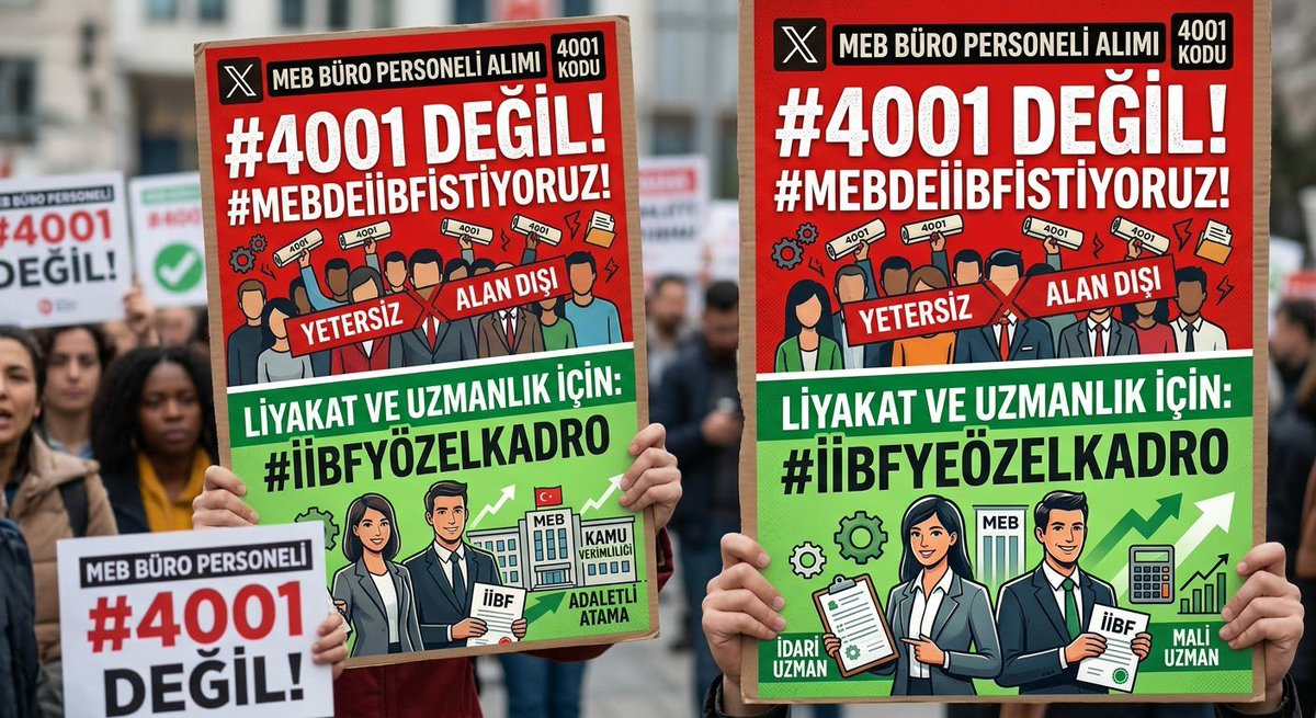 ibflibirgenc's tweet photo. Milli Eğitim Bakanlığı bünyesindeki idari, mali ve finansal süreçler uzmanlık gerektirir! @tcmeb alımlarında Genel Lisans (4001) kodu yerine, alanı idare ve ekonomi olan İİBF mezunlarına branş kodu verilmelidir. Kadro yakilmanin önüne geçilmelidir. #iibfyekadro #iibf https://t.co/CuiyVe1GLq
