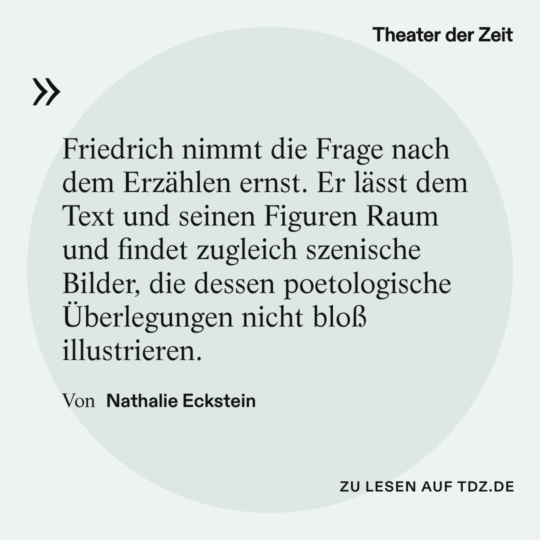 theaterderzeit's tweet photo. Wie erzählt man vom Erzählen? Nathalie Eckstein über Jan Friedrichs „Die Holländerinnen“, in dem die Dopplung zum szenischen Prinzip wird.

Text von Nathalie Eckstein, Deutsches Theater Berlin

Den ganzen Text gibt’s hier ✨
👉 https://t.co/bVz7YXb4BA https://t.co/GrmE7DK8Hs