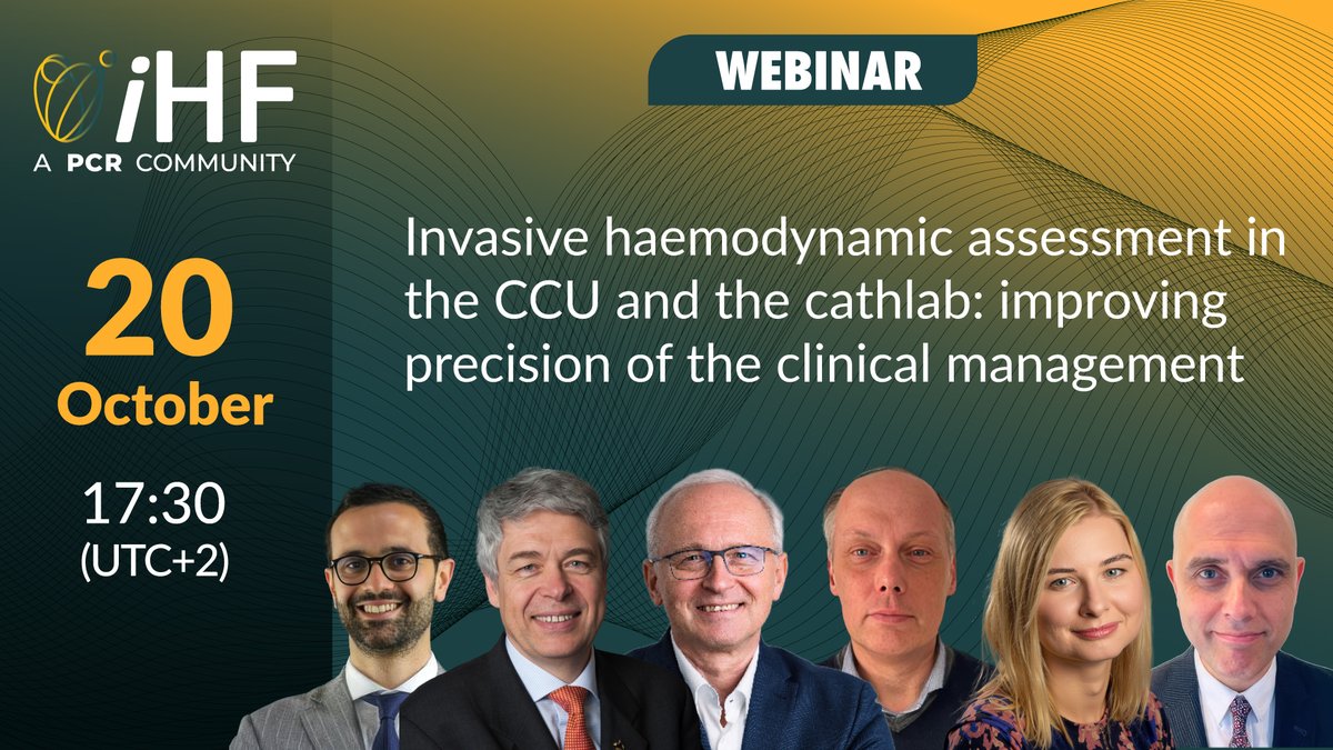 iheartfunction's tweet photo. 💻 LIVE in 6 hours!

How can invasive haemodynamic assessment improve precision in clinical management, and what are the key considerations for right heart catheterisation?

Join today’s free iHF webinar at 5:30pm (UTC+2).

🔗 Register now for free: https://t.co/JLTsb9ooXp https://t.co/hFH2ffGrBg