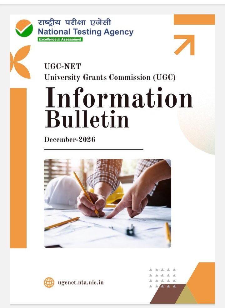 Virendrasing97's tweet photo. NTA UGC-NET December 2026: ऑनलाइन रजिस्ट्रेशन (8 से 28 अक्टूबर 2026), परीक्षा शुल्क, एग्जाम पैटर्न और सिलेबस की संपूर्ण जानकारी
ऑनलाइन आवेदन करने की आधिकारिक लिंक https://t.co/NoLu6E9Xab
सिलेबस डाउनलोड करने की लिंक https://t.co/yYPQufJrPg
#UGCNETDecember2026 https://t.co/TizxTt1Q0M