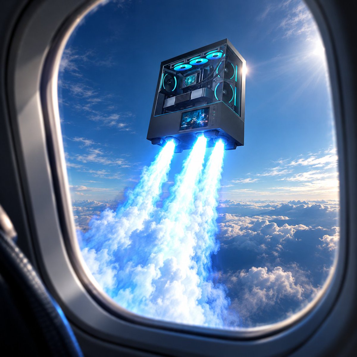 Deepcoolglobal's tweet photo. Our cooling is officially out of this world!!

AIO: LT360 VISION ARGB
Case: CH690 LCD

#deepcool #LT360VISIONARGB #TeslaRoadster  #pcbuilding #fps #gamingpc #gamerlife #esports #cpucooler #lga1851 #am4 #am5 #memes https://t.co/Gg4IP3Gah2