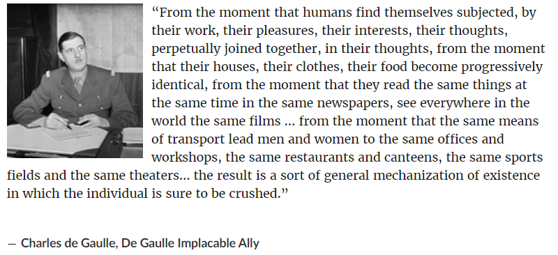 EnterPrometheus's tweet photo. #charlesdegaulle #france #quote #goodreads #collectivism #conformity #individual #history [taken from another site] https://t.co/XFPAP86RgP