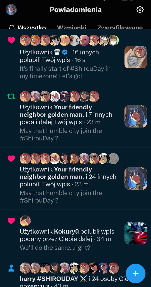 Siemioteusz's tweet photo. Seeing so many Allies of Justice gives me strength! #shirouday2026 https://t.co/SJ6xXT6dPG