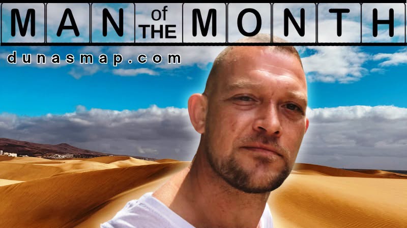 DunasMap's tweet photo. 🌟🏖️ DUNAS MAP MAN OF THE MONTH | SAMMY SOUSOURAS | OCTOBER 2026

🇳🇱 From the Netherlands to Gran Canaria! At 24, Sammy made the move and never looked back. 

🌴After working at several gay venues in Maspalomas, he now manages the popular StrandApotheke beach bar! 🍹☀️
💬 Know Sam? Read his story on Dunas Map! 👀

👉 Check Dunas Map, web, blog and app
[ Link in bio and in the first comment ]

#GayMaspalomas #Maspalomas #GayGranCanaria #GayTravel