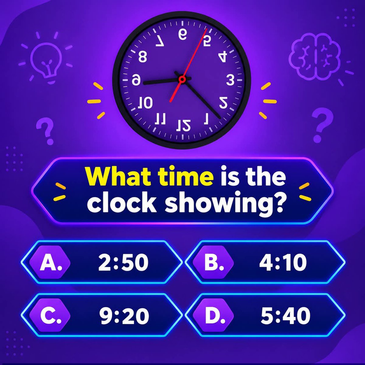 alishaknnq's tweet photo. Can you read this tricky clock correctly? https://t.co/2amBnGP8F2