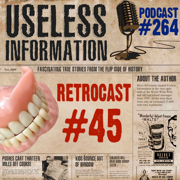UselessInfoCast's tweet photo. Latest Episode! Lightning digs a man’s grave, a man’s will forbids his grandchildren from having fun, four brothers evade the WWII draft, & much more!
Listen here: https://t.co/JEzJZ0s2Yr
#podcast #strangestories #weirdnews #oldnews #VintageNews #History https://t.co/WUdsogKlea