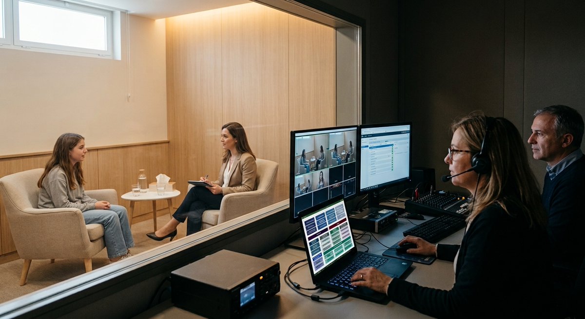 CodimgVA's tweet photo. La digitalización y la observación basada en vídeo transforman la Sala Gesell en el entorno judicial. 

Descubre cómo la tecnología de Codimg ayuda a estructurar observaciones e informes forenses.

https://t.co/YjhCNjzAv0 https://t.co/AsGf0jiwd5