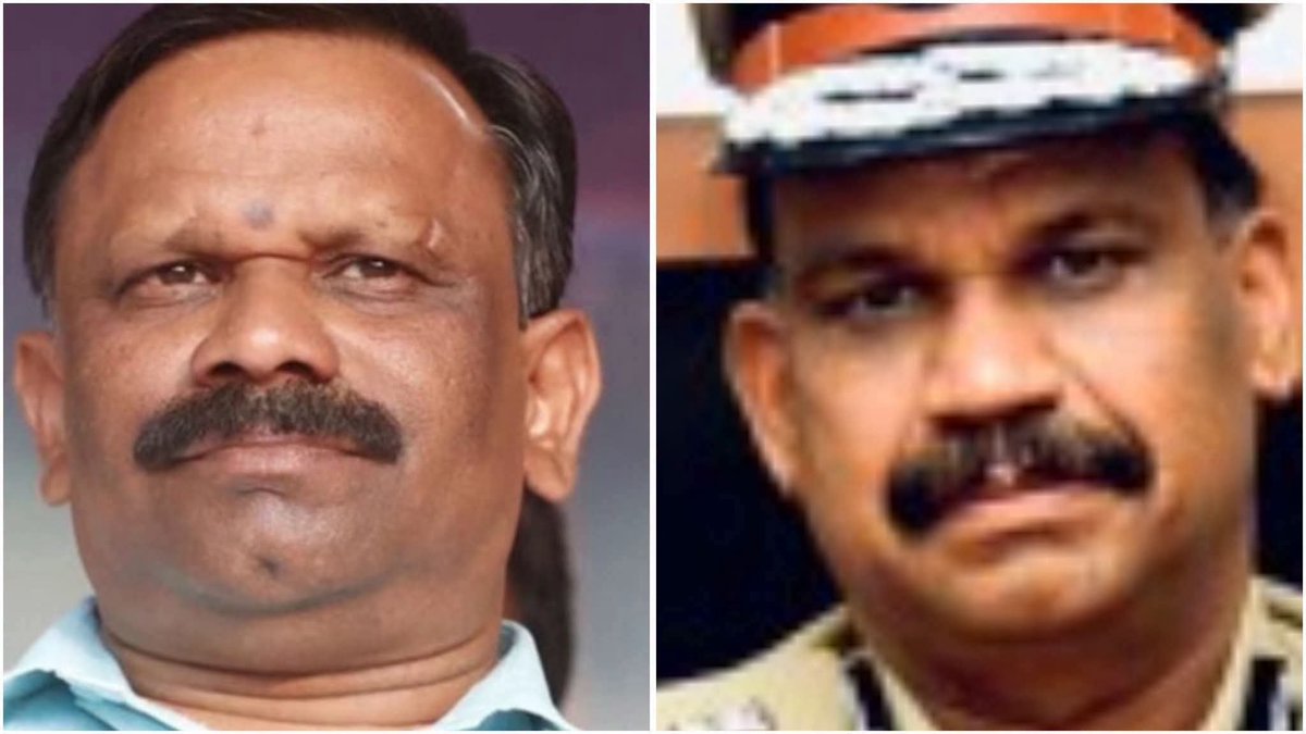 KeralaPoulose's tweet photo. പൊതുകമ്മി താല്പര്യാർത്ഥം 

ചിത്രം 1 - കഴിഞ്ഞ സർക്കാരിൻ്റെ കാലത്ത് പിണറായി വിജയൻ്റെ വകുപ്പായിരുന്ന ആഭ്യന്തരം കൈകാര്യം ചെയ്‌തോണ്ടിരുന്ന ആൾ- വത്സൻ തില്ലങ്കേരി

ചിത്രം 2 - ഈ UDF സർക്കാരിൻ്റെ കാലത്ത് ആഭ്യന്തര വകുപ്പിൽ എഡിജിപി ആയി ജോലി ചെയ്യുന്ന ആൾ -  പി.വിജയൻ 

ഇനി മേലാൽ മാറി പോകരുത് https://t.co/vOk6Jt7eNl