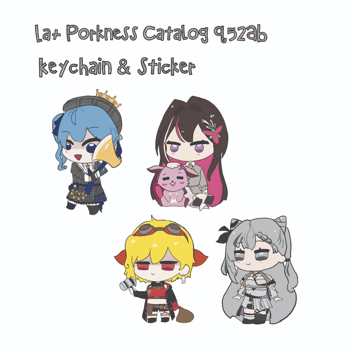 SenChaaa_'s tweet photo. CF 23 IKZ 
La+ Porkness Booth
Q52AB

i only make my oshi and my friend’s oshi soo yeaa thats why the random members…..
#cf23catalogue https://t.co/rPy3qjoHAo