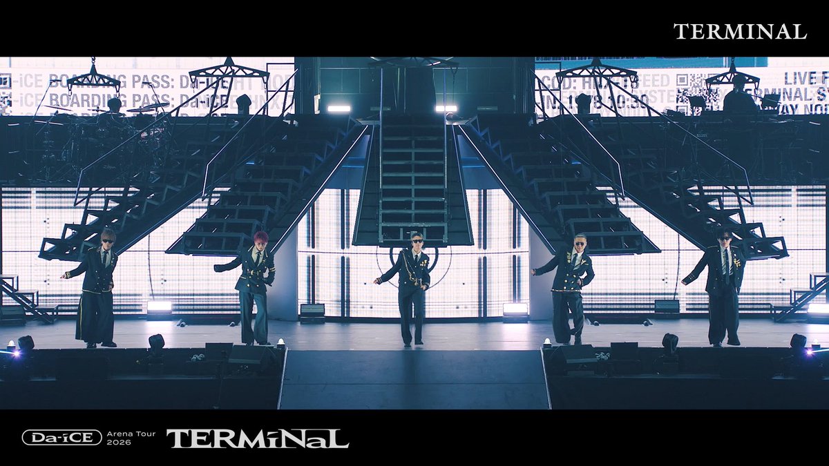 Da_iCE_STAFF's tweet photo. 【お知らせ】
2026年11月4日(水)発売
LIVE DVD/Blu-ray『Da-iCE ARENA TOUR 2026 -TERMiNaL-』Digest A

10/21(水)21:00〜
YouTubeプレミア公開決定！
https://t.co/OxepNUKGNZ

東京・有明アリーナ公演をライブ映像化！
10都市20公演で行われた本ツアーに密着した、Behind ARENA TOUR 2026 -TERMiNaL-も収録！

▼ご予約はこちら
https://t.co/zqjbik8Fvf

▼詳細はこちら
https://t.co/C6WymfDSX4

#TERMiNaL #Da_iCE