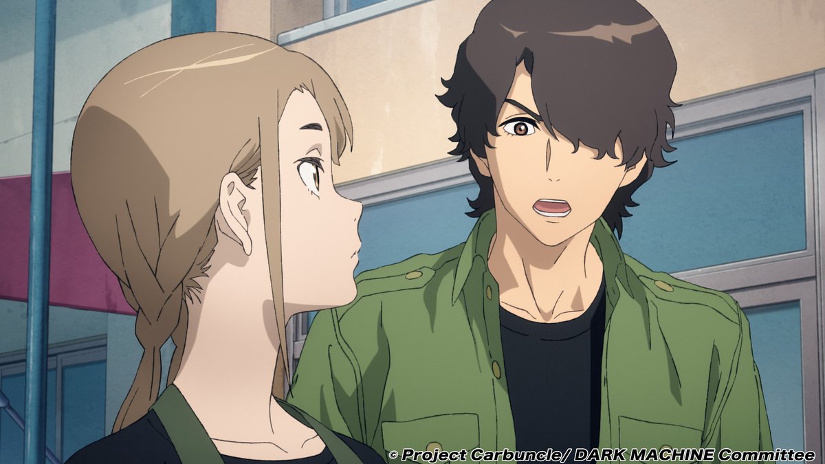 DarkMachineWeb3's tweet photo. Episode 2 synopsis↓
 
Kairi's first real match, and he is nowhere near ready for it.
 
He has been training obsessively between shifts at the cafe. Then Rudra's   scheming and a deal made behind closed doors drop him into a match against   GREAT CLUSTER - one of the strongest teams there is - with serious money   riding on the result. The screen fills with incoming fire, and Kairi holds   the line alongside Shinn and Bran as best he can. But he still has not   learned all of Dark Machine's rules, and on a battlefield where strategy and   instinct run together, one basic mistake is all it takes-
 
🗓️ Episode 2 - TODAY
📺 @Crunchyroll, and Fuji TV in Japan
 
#DARKMACHINE_anime