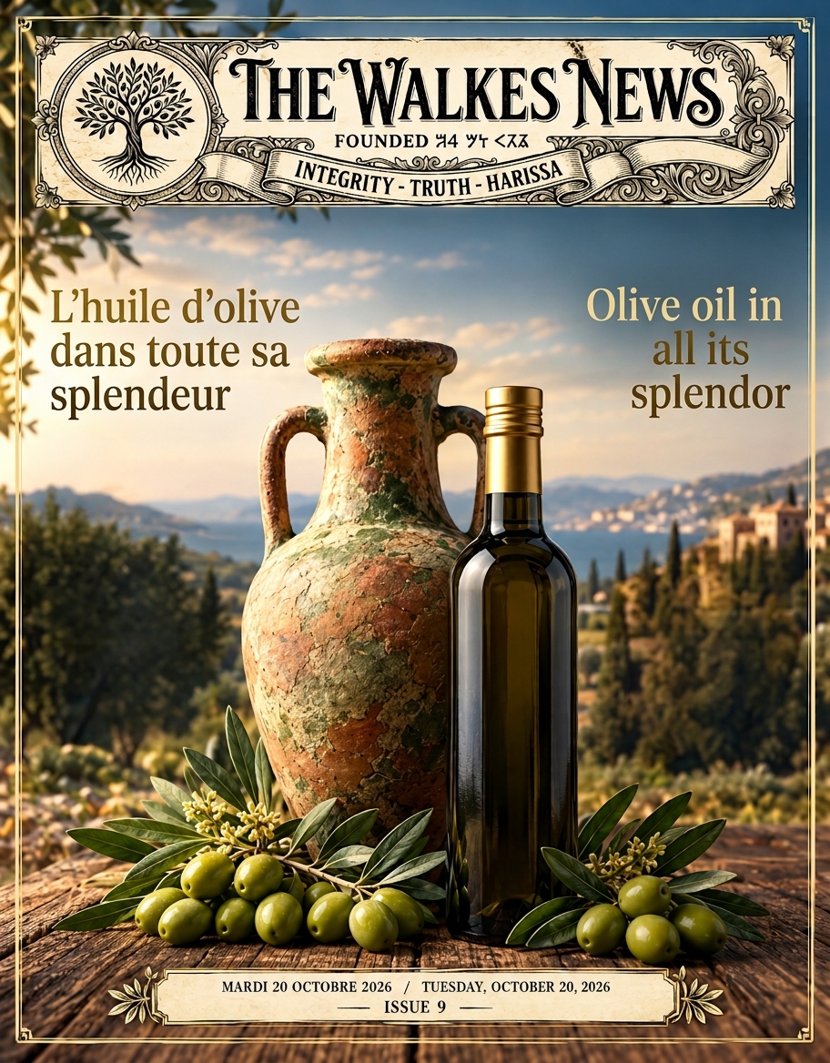 TheWalkesNews's tweet photo. 🌿 THE WALKES NEWS-N°9 📊 85,5% de nos exportations en vrac vs. la valeur du conditionné. 🏛️ De Magon à Rome : l'histoire de l'or vert. 🌳 Les géants millénaires (Echraf, Al Akarit). ⚖️ Débat: Faut-il plafonner le vrac?
📥 Téléchargez le mag ici: https://t.co/RuHmS2BhMT 
#olive https://t.co/wOezJTKSiq