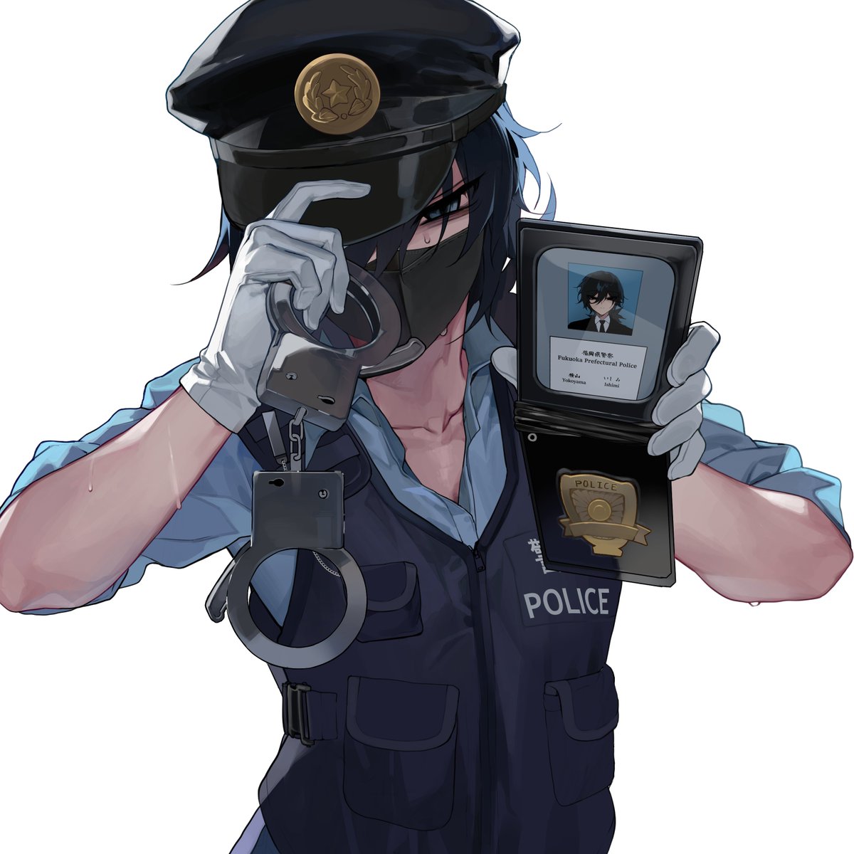 03_Bara_'s tweet photo. 「逮捕します……」 https://t.co/FFKtSLZbnJ