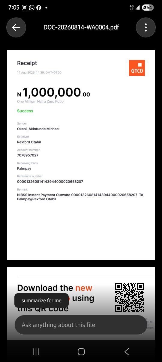 AkinOkeni01's tweet photo. I have just been scammed of 2.2 million Naira. please who can help me ? I have tje screenshot of the transaction 🙏  @Wizarab10 @Otunbakush1 @hacker_real1 https://t.co/hfhm88zDNN