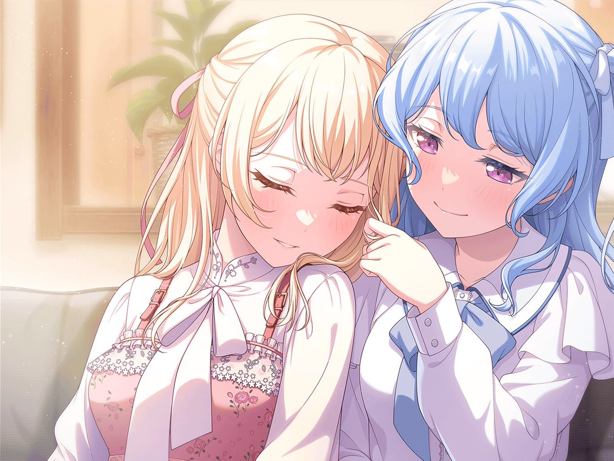 BG7777dream's tweet photo. バンドリにおいて🟡と🟦の組み合わせは健康にイイと言われている https://t.co/MY9Ufq9uNN