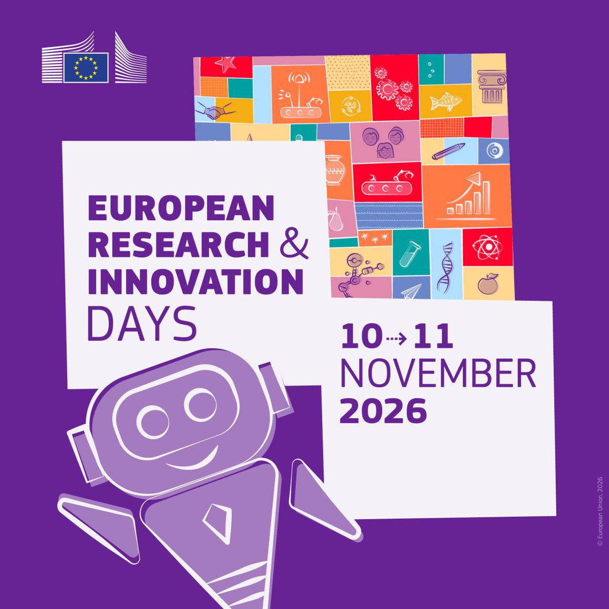 DeepTechLab22's tweet photo. 🔬 Shaping the future of European #research and #innovation through collaboration and knowledge exchange!

📅 10–11 November 2026
📍 Brussels &amp; Online

👉 Check out the programme:
https://t.co/NBZtWZYg3f

#RiDaysEU #HorizonEU #MSCA @EUScienceInnov https://t.co/cxzh1HJhiI