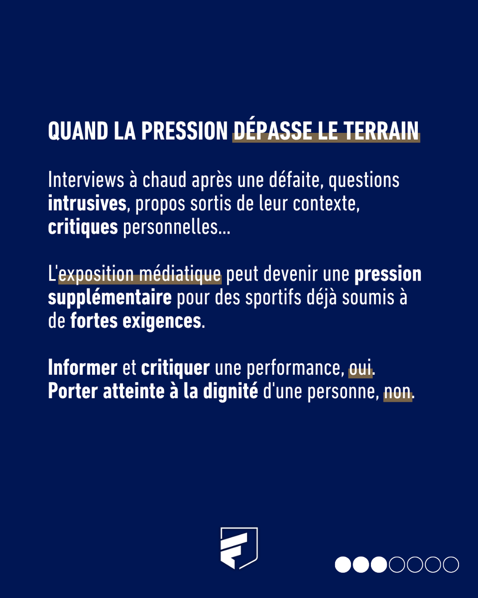 FNASS_'s tweet photo. Entre sportifs et médias, la relation est souvent belle, parfois conflictuelle. Mais une chose est sûre : ils ont besoin les uns des autres.

Cette relation peut devenir source de pression : critiques personnelles, questions intrusives, surexposition, atteintes à la vie privée… https://t.co/5omr7dEst4