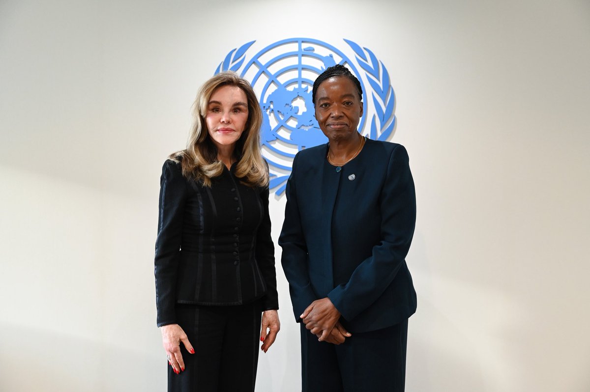 Monica_Juma_'s tweet photo. I was delighted to welcome H.E. Ms. Barbera Thornhill, US Ambassador at Large to Monitor and Combat Trafficking in Persons, to @UNODC’s HQ during #UNTOC2026.

I conveyed my appreciation for the US’ support to UNODC’s anti-trafficking efforts, which has generated concrete operational and institutional results. 

Together, we have strengthened investigations and prosecutions, enhanced cross-border cooperation, and improved protection and assistance for victims.