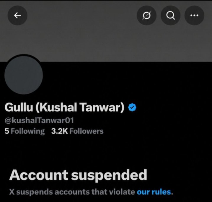 X1bhaii's tweet photo. Suspended by @x
 #lullu😭
Or do galli Elvish bhai ko https://t.co/ZpnsQ9ayuQ