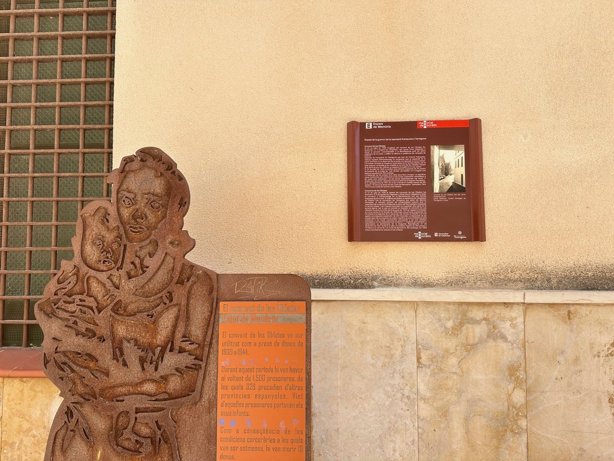 TGNAjuntament's tweet photo. AGENDA  | “Les Oblates: presó de dones a les comarques tarragonines” 🏛️

Una conferència a càrrec de Meritxell Ferré Baldrich per donar a conèixer la història de la presó de dones gestionada per les Oblates i les experiències de les dones que hi van ser internades entre 1939 i 1943.

📆 Dimecres 21 d’octubre, 19:00 h
📍 Arxiu Històric de Tarragona

ℹ️https://t.co/5xhhJsiqdS