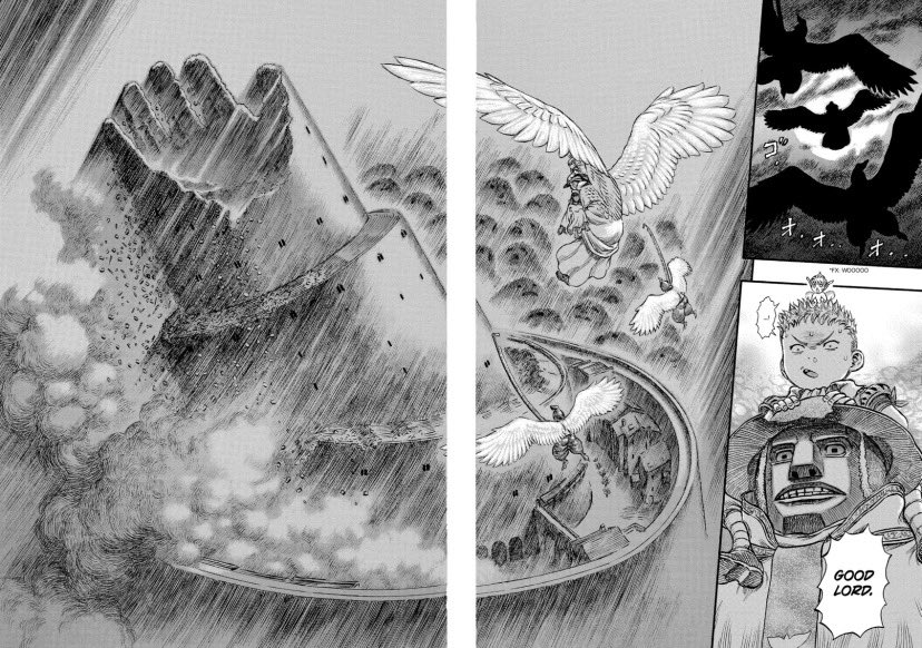 2rxtomiwa's tweet photo. ALL of this happened in ONE chapter, what the FUCK was miura????

#Berserk https://t.co/des7Qr5qdA