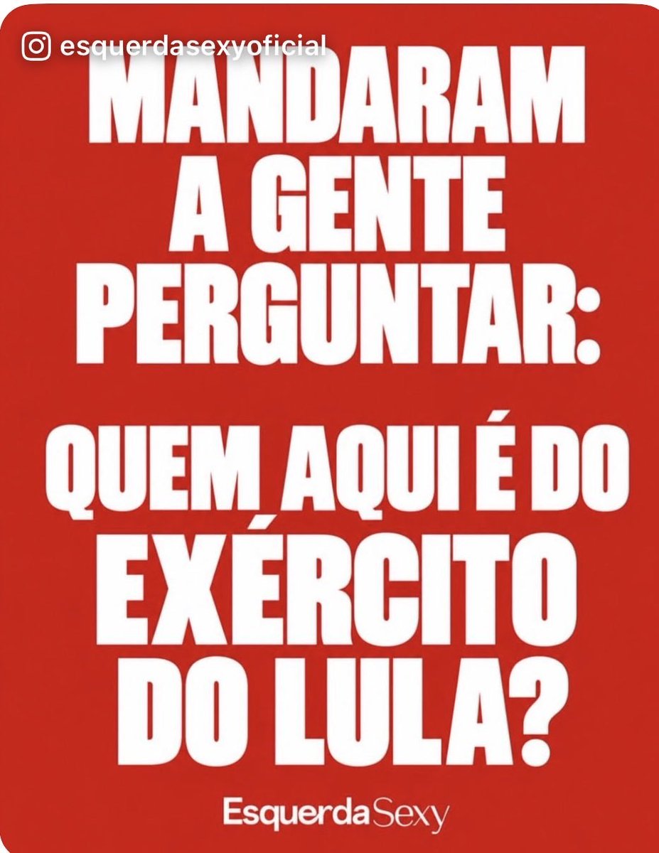 VictorCosta_CRF's tweet photo. #LulaAbriuOSigiloFlavioArregou
#ExercitoSegueEmCampo
#FlavioMiliciano
#AbreOSigiloFlávio
#LulaVaiVencer https://t.co/vRj2Mm14Ti