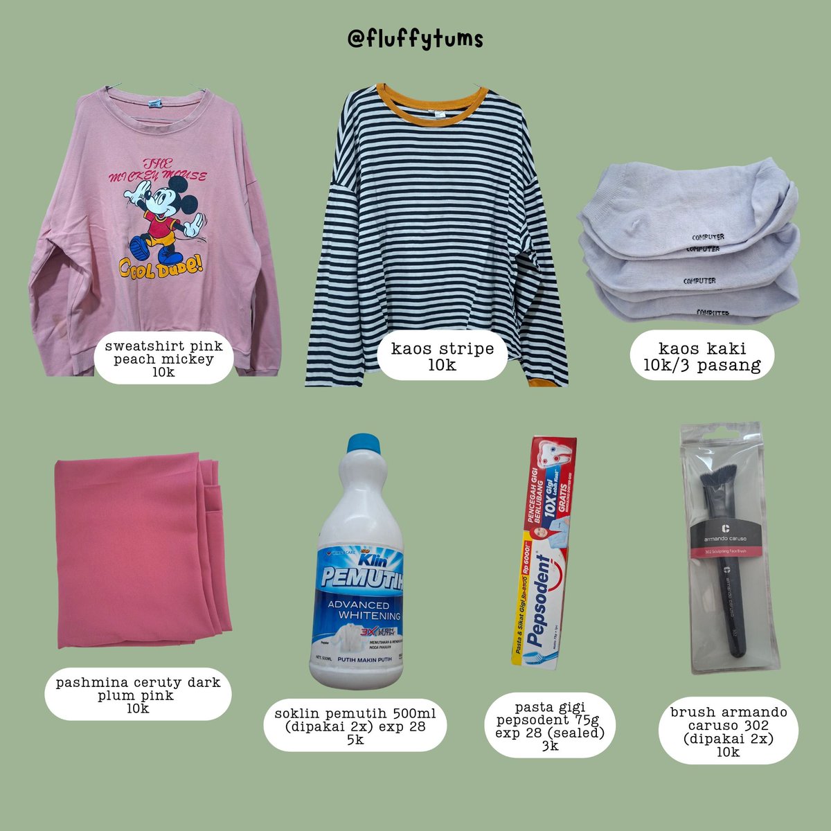 draftanakunpad5's tweet photo. dau! wts preloved baju ayo bantu angkut, bisa cod di unpad atau dianter 😆 langsung dm ke usn akun twt di gambar yaah https://t.co/8fb9BxxO7U